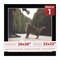 Black with Black Core Mat Board for 26x26 Frames - Fits 22x22 Photos